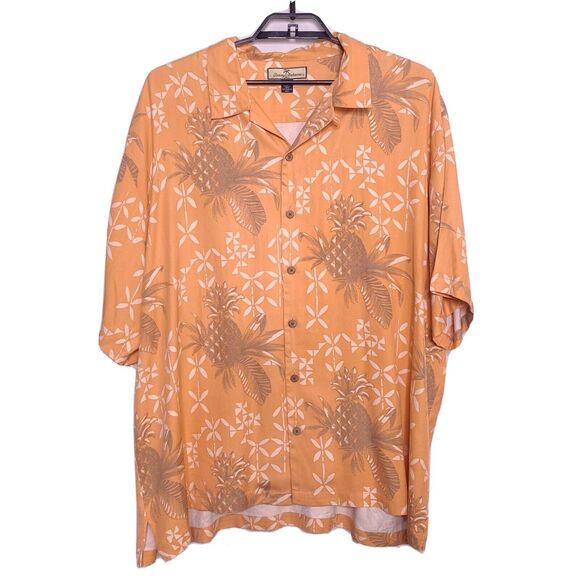 Tommy Bahama Hawaiian Shirt XXL Silk Short Sleeve - Picture 1 of 5